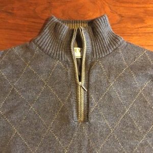 Orvis 100% Merino Wool zip-up sweater